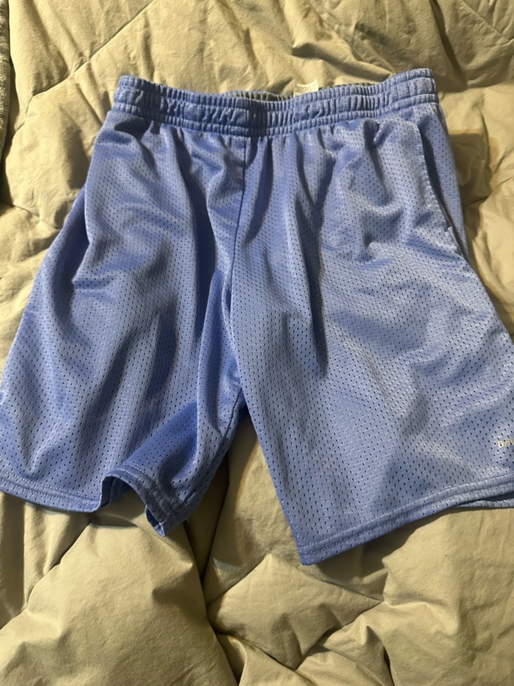 Light Blue boys Mesh Athletic Shorts